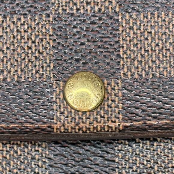 Louis Vuitton Damier Ebene Portefeuille Sarah Wallet Authentic Made In Spain - Picture 7 of 16